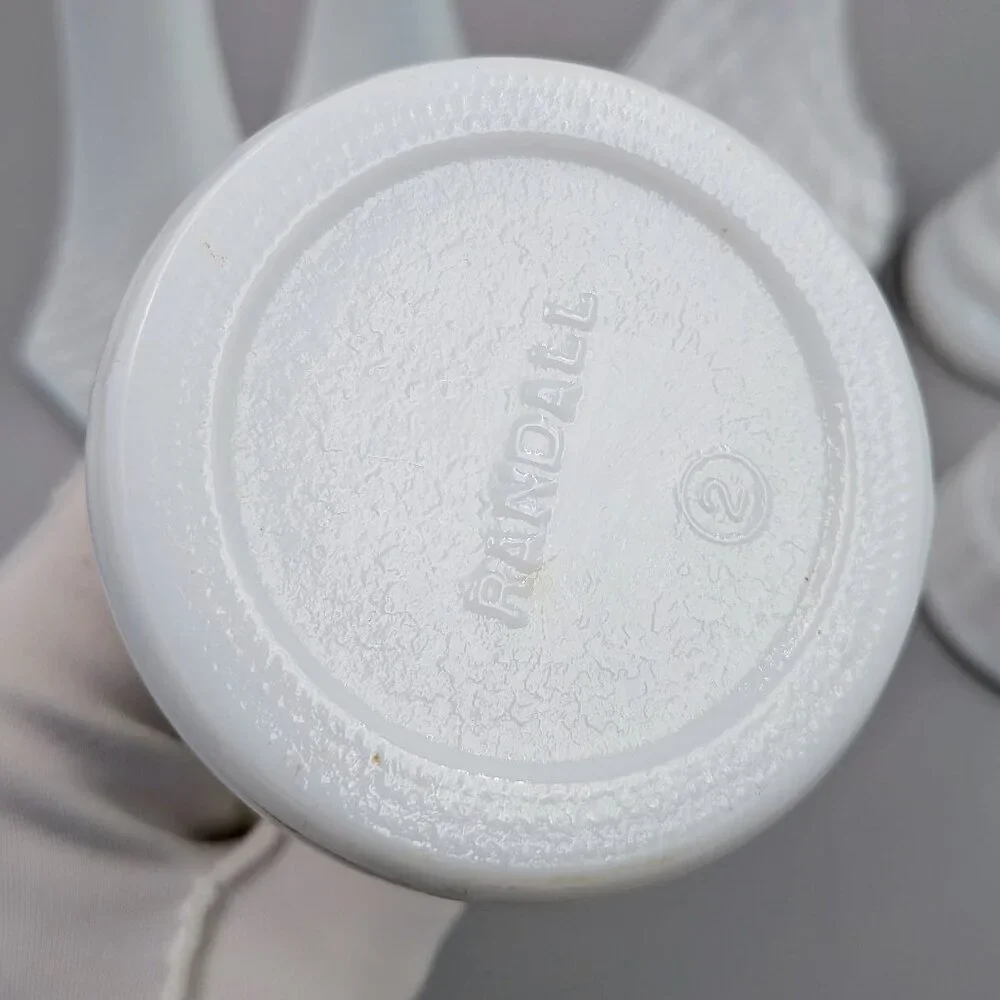 Sweet Collection of 6 Vintage Milk Glass Bud Vases |  Cottagecore Decor - Picture 12 of 13